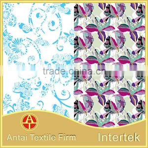 4 Way Stretch Knitted Printed Swimwear Fabric /Flower Design Printing Fabric thumbnail-2