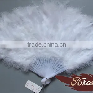 Wholesale Feather Supplier Carnival Feather Fan And Turkey Feather Fan For Party Show thumbnail-1