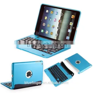 Bluefinger Bluetooth 3.0keyboard Case Cover for IPad Mini With Detacable Cover,calmshell Keyboard, thumbnail-1
