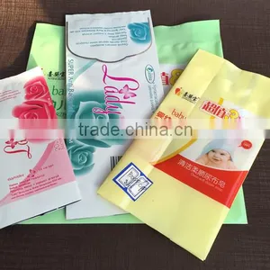 Plastic Bag Packing Wet Wipe PET/PE Plastic Material With Sticker/ Baby Wipes Packaging thumbnail-6