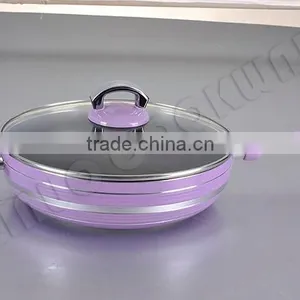 4pcs Aluminum Frying Pan With Lid thumbnail-1