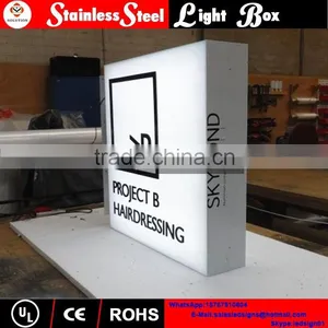3d Stainless Steel Led Light Box Signs for Sale thumbnail-1