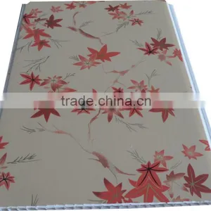 Leaf STYLE Hot Foil Stamping Pvc Ceiling & Wall Panel T038 thumbnail-1