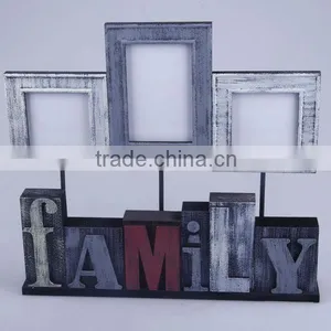 Black Family Letter MDF Photo Frame With The Attractive Design And High Quality thumbnail-1