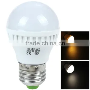 Hot Sale! 3W LED Bulb E27 / B22 220V White/ Warm White Light Energy-saving Bulb for Home / Commercial Use Most Popular thumbnail-1