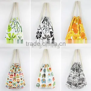 2015 Factory Wholesale pp Woven Promotional Drawstring Bag thumbnail-3