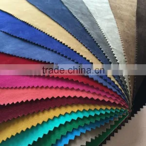 Thick Flock Fabric Soft Double-sided Flock Fabric for Shoes thumbnail-1