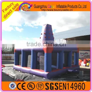 Giant Cheap Inflatable Rock Climbing Wall With Mattress for Kids and Adults thumbnail-3