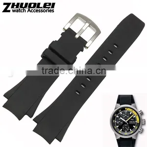 2015 New Style 25*16mm Silicone Watch Bracelet With Stainless Steel Pin Buckle Wholesale 3PCS thumbnail-1