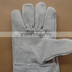 [Gold Supplier] HOT ! Cow Split Leather Welding Gloves thumbnail-1