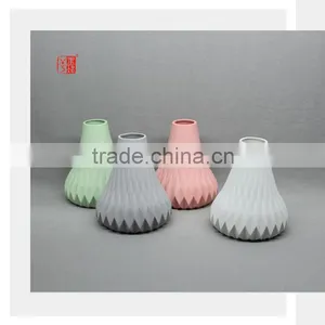 High Taste Life Style Color Clay Ceramics Flower Vase for Home Decor thumbnail-1