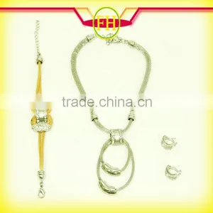 FH-T351 Atractive Imitation Jewelry Set thumbnail-1