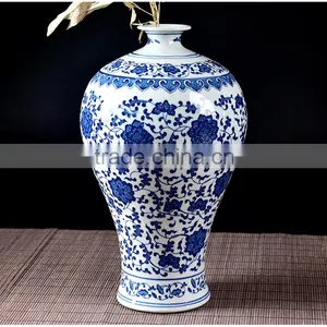 Jingdezhen China Antique Blue and White Custom Made Flower Vase for Wholesale Supplier's Choice thumbnail-6