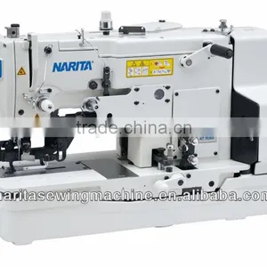 NT-783NV High-speed Lockstitch Straight Button Holing Industrial Sewing Machine (special in Sweater) thumbnail-1