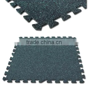 Gym Rubber Floor Mat 15mm, 20mm/ Gym Rubber Floor Tile for Crossfit thumbnail-2