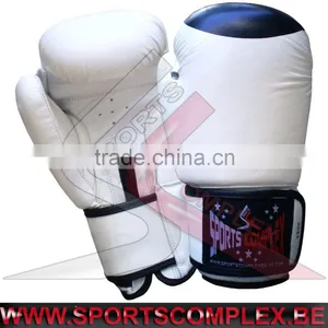 Boxing Gloves Cowhide Leather Muay Thai Kickboxing Fitness MMA Sparring Practice Punching Bag Gloves Stock in Belgium Europe thumbnail-1