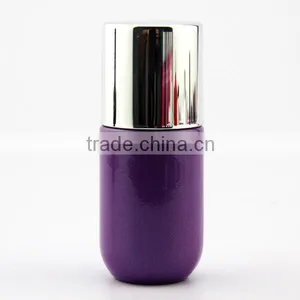 Round Empty Gel Nail Polish Glass Bottle/container uv thumbnail-1