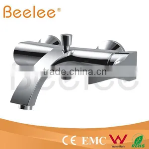 High Quality Single Handle Brass Chrome Bath Shower Faucet thumbnail-1
