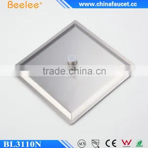 Beelee Rainfall Brushed Bath Shower Stainless Steel Shower Head thumbnail-5