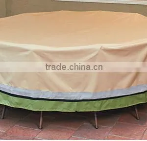 Fancy Waterproof Round Patio Table Cover thumbnail-1
