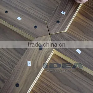 Replica Charles Plywood Coffee Table - Walnut thumbnail-6