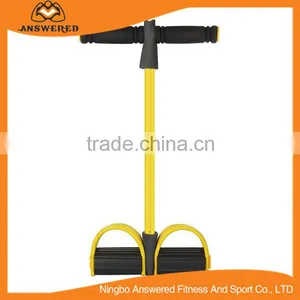 Fitness Leg Step Spring Exerciser Pull up Exerciser With Handle Resistance Band Gym Equipment thumbnail-1