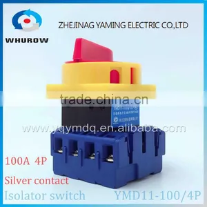 Isolator Switch YMD11-100A/4P Load Break Switch Universal Power Cut off Switch On-off Changeover Cam Switch 8 Sliver Contacts thumbnail-1