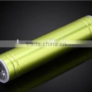 Cylinder Torch Shape Lithium Polymer Battery Mobile Bank Power Supply Model: 1013 thumbnail-2