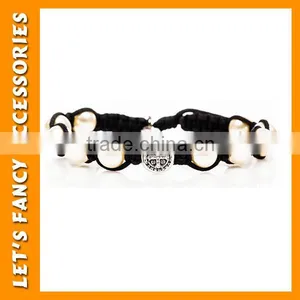 NEW Jewelry Fashion Infinity Leather Charm Bracelet PGBR-0013 thumbnail-5