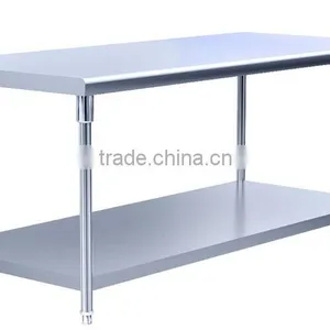1.2M Middle Sizes Heavy Loading Food Storage Commercial Stainelss Steel Kichen Work Bench Table for Restaurant thumbnail-2