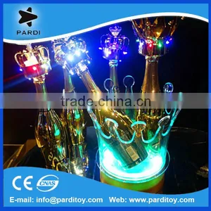 Nightclub Crown Shape Led Ice Bucket With Customized Printing thumbnail-1