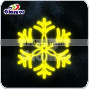IP54 Merry Christmas Led Rope Light Snowflake Motif thumbnail-1