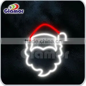 2D Christmas Hat Santa Claus Slide Decorative LED Christmas Motif Light thumbnail-2