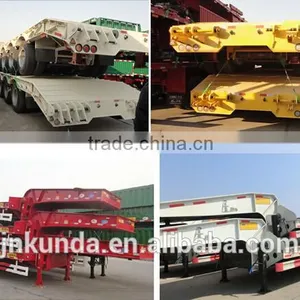 High Quality Low Price 60ton 3 Axle Low Bed Semi Trailer for Sale thumbnail-6