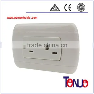 South American 2 Gang 3 Pin Socket thumbnail-1
