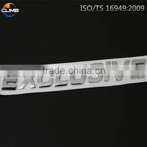 3d Stickers Chrome Car Custom Single Letters Car Emblem thumbnail-2