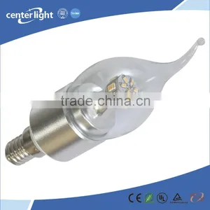 4W AC100V-270V 80LM/W Led Candle Bulb thumbnail-3