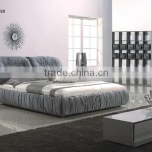 Modern Leather Bed C23 thumbnail-1