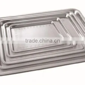 MK03-739 Hospital Surgical Medical Stainless Steel Medical Hollow Ware Instruments Thin Curling Square Plate thumbnail-1