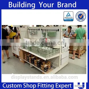 Wholesale Durable Metal Adjustable Display Shelf Grocery Store Design thumbnail-3