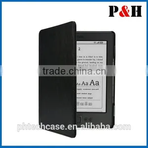Leather Case Cover Wallet for Amazon Kindle 4, Lagging Leather Case, PU Leather Case thumbnail-1