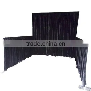 Tradeshow Booth Structure Pipe and Drape Hot Selling 10ft X10ft Convention Curtain and Pipe Kits thumbnail-1