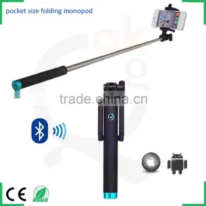 High-end Innovative Design Travel Snapshot Camera Tripod Folding Bluetooth Selfie Stick Monopod for Ios Android Smartphones thumbnail-6