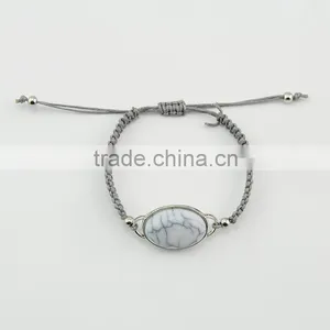2016 Fashion Women Jewelry Natural Stone Rope Bracelet thumbnail-5