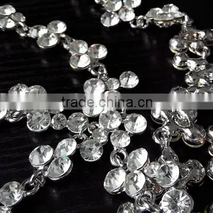 New Design High-end Jewelry Rhinestone Sexy Wedding Bridal Body Chain Dress thumbnail-4