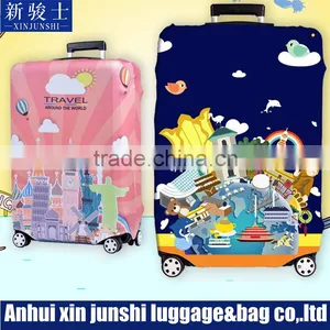 Fashion Custom Printing Polyester Spandex Luggage Cover Trolley Bag Protective Cover thumbnail-1