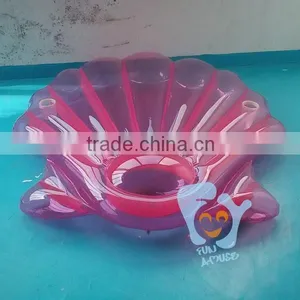 Wholesale 180cm PVC Giant Pink Inflatable Seashell Pool Float thumbnail-5