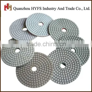 4" 100mm Diameter Granite Pad White Red Green Sharp Stone Polishing Pads Quick Polishing thumbnail-1