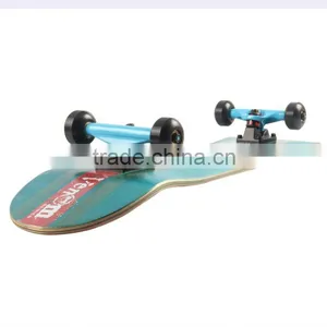 Four Transparent Wheel Skateboard Canadian Maple Complete 4 Wheel Skateboard 100 Canadian Maple Skateboards OEM thumbnail-3