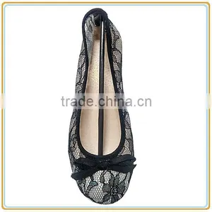 2015 New Design Girl Sexy Lace Ballerina Women Soft Sole no Lace Casual Shoes thumbnail-3